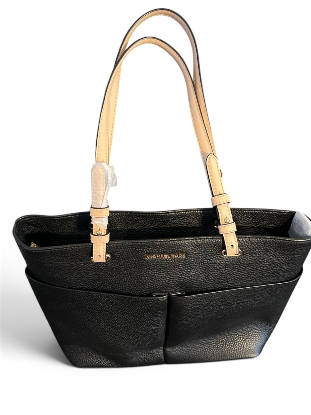 MICHAEL KORS BEDFORD JEY SET BLACK TOTE BAG